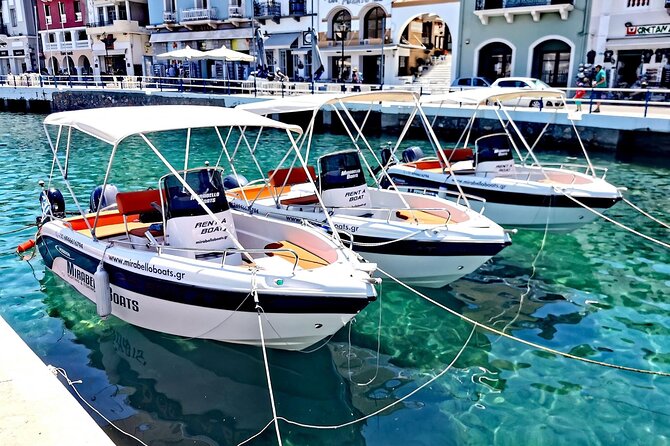 4-Hour Private Boat Rental Without Skipper at Agios Nikolaos - Getting started at the Agios Nikolaos port