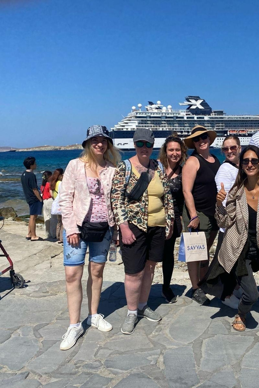 4Hour Mykonos Adventure Walk Town & Minivan Countryside Tour - The minivan ride to Kalafati Beach