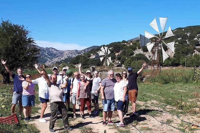 4x4 Landrover Safari Lasithi Plateau Free Pick up and Drop off - The guide and the feel of the day