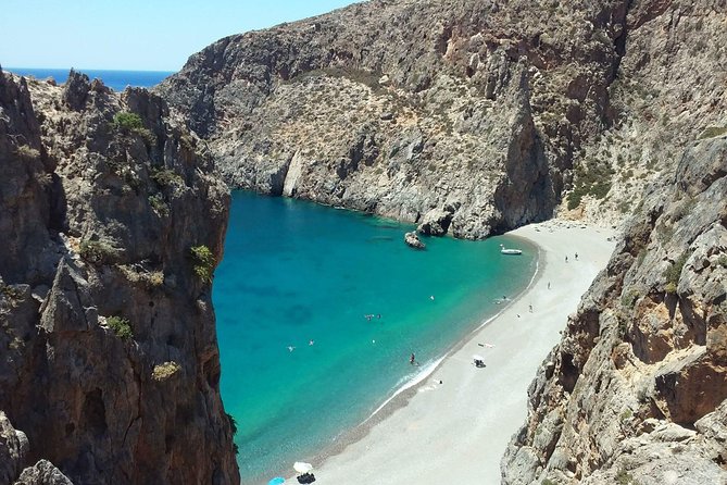 4x4 Safari Tour South Crete Agiofarago Matala - The Agiofarago Gorge walk to the beach
