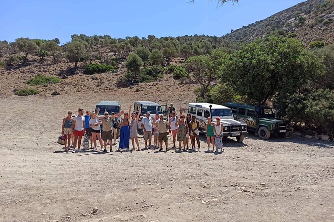 4x4 Safari Tour South Crete Agiofarago Matala - Matala, caves and a final swim