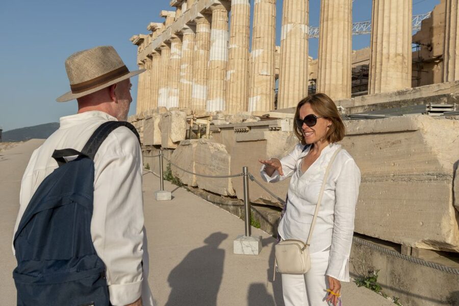Acropolis & Acropolis Museum PRIVATE Expert led Guided Tour - The ancient walls and the climb to the Propylaea
