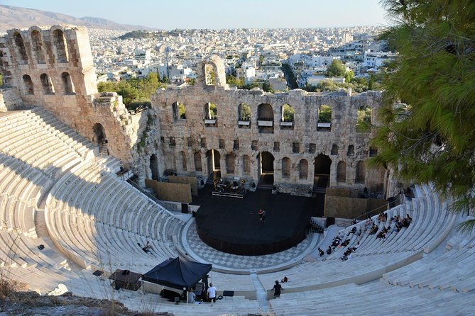 Acropolis of Athens, Parthenon and Acropolis Museum private tour with dinner - Dinner with a Parthenon view