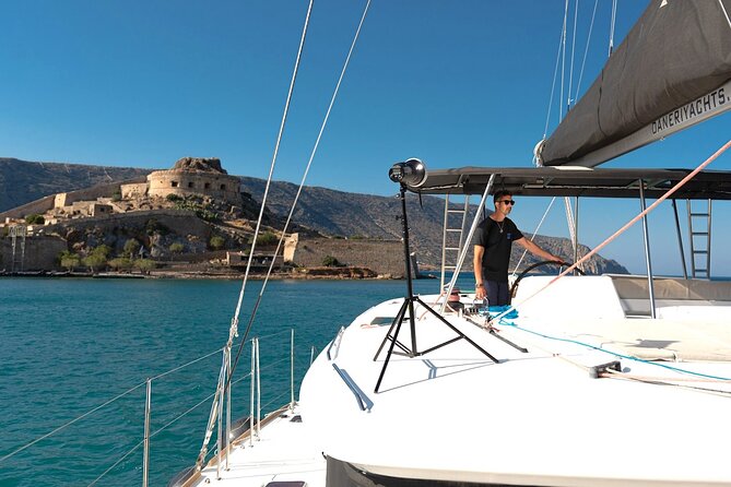 Ag. Nikolaos Catamaran to Spinalonga - Gourmet Meal & Water Toys - At a glance