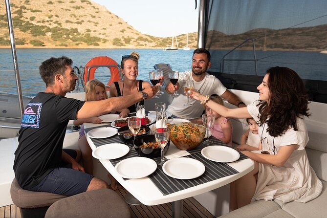 Ag. Nikolaos: Catamaran Trip with Sushi, Drinks, & Water Toys - How the $150.18 price holds up