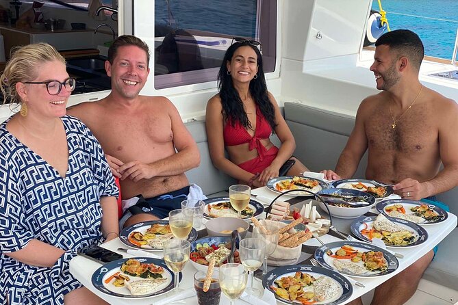 Ag. Nikolaos: Catamaran Trip with Sushi, Drinks, & Water Toys - Safety and useful onboard comforts