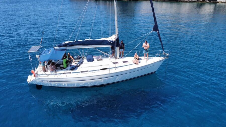 Agia Galini: South Crete Sailing Trip with Optional Lunch - Lunch, wine, and the long swimming stop