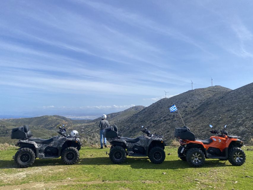 Agia Pelagia Crete Quad Bike authentic backland Tour - Riding the hills above Agia Pelagia