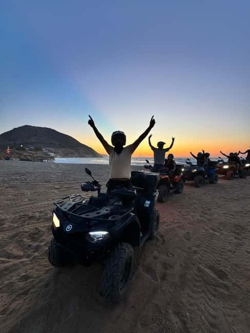 Agia Pelagia: Sunset or Morning Quad Tour & Ghost Town Visit - The first 30 minutes: Agia Pelagia’s rough tracks and sea views