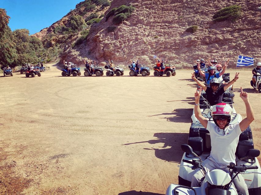 Agia Pelagia: Sunset or Morning Quad Tour & Ghost Town Visit - The coastal sunset viewpoint