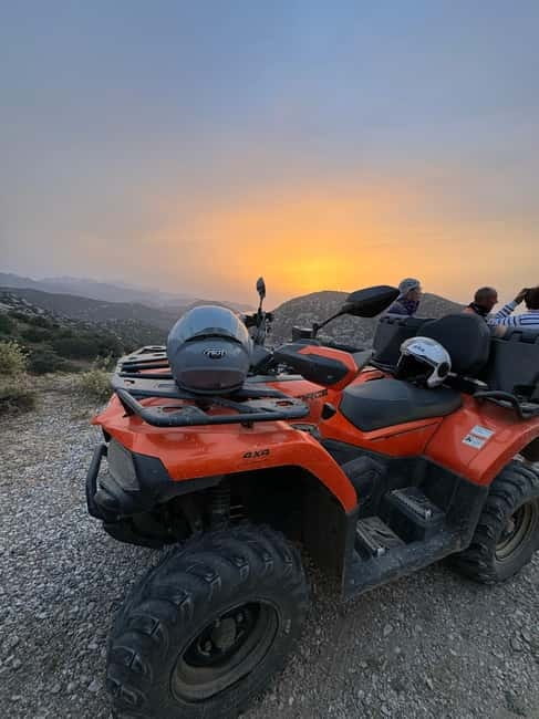 Agia Pelagia: Sunset or Morning Quad Tour & Ghost Town Visit - Starting in Agia Pelagia: training before the trail