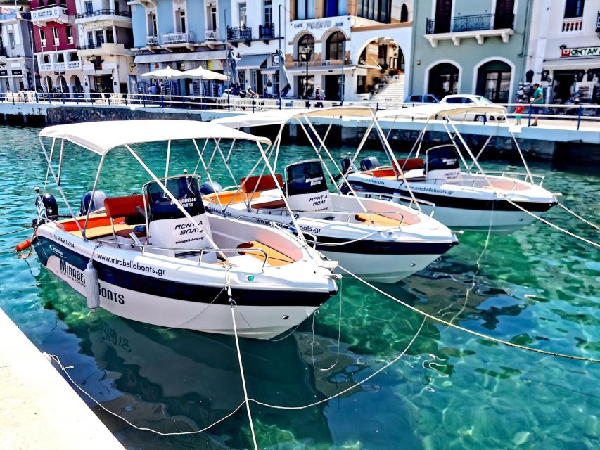 Agios Nikolaos: Motorboat or Speedboat Rental - Kolokytha Bay for swimming and a short walk