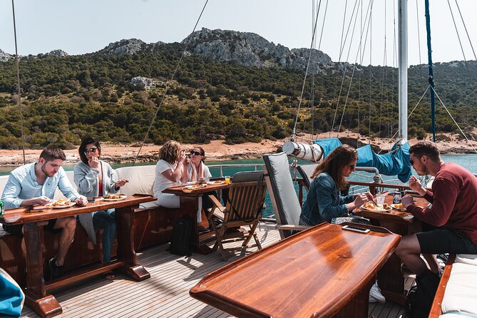 All Day Cruise -3 Islands to Agistri,Moni, Aegina with lunch and drinks included - Moni or Metopi: the swim stop