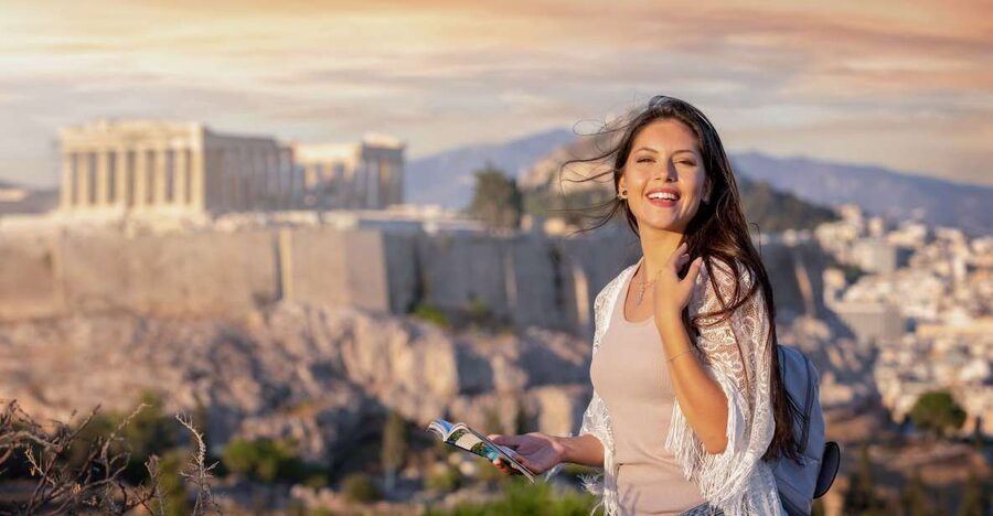 Amazing Athens: Capturing Memories amidst the Acropolis View - Philopappos Hill and the Acropolis backdrop