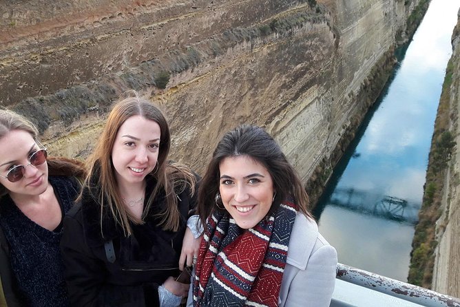 Ancient Sparta Ancient Corinth Private Tour from Athens/ Nafplio - Corinth Canal: a fast look at an immense cut