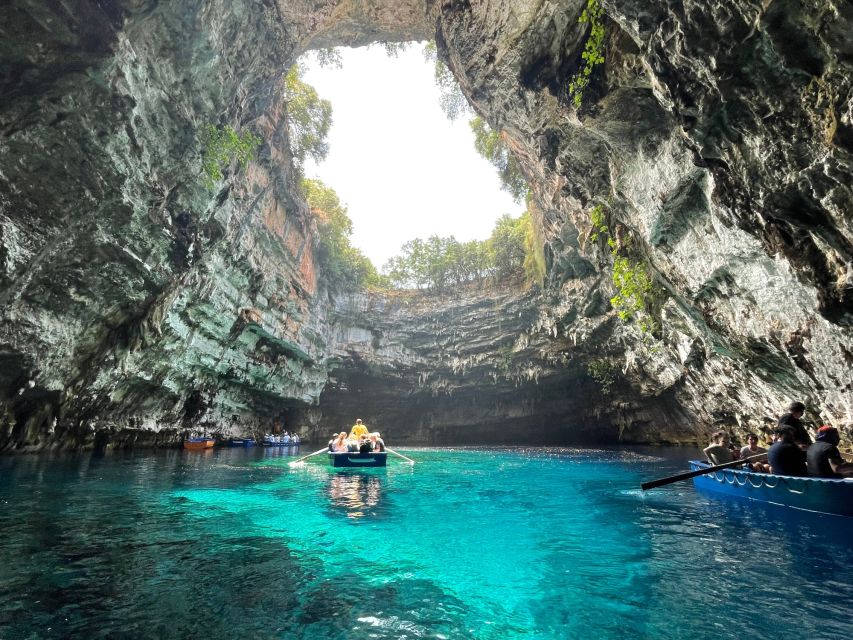 Argostoli: Melissani Lake, Drogarati Cave, and Myrtos Beach - How to make the most of the four hours