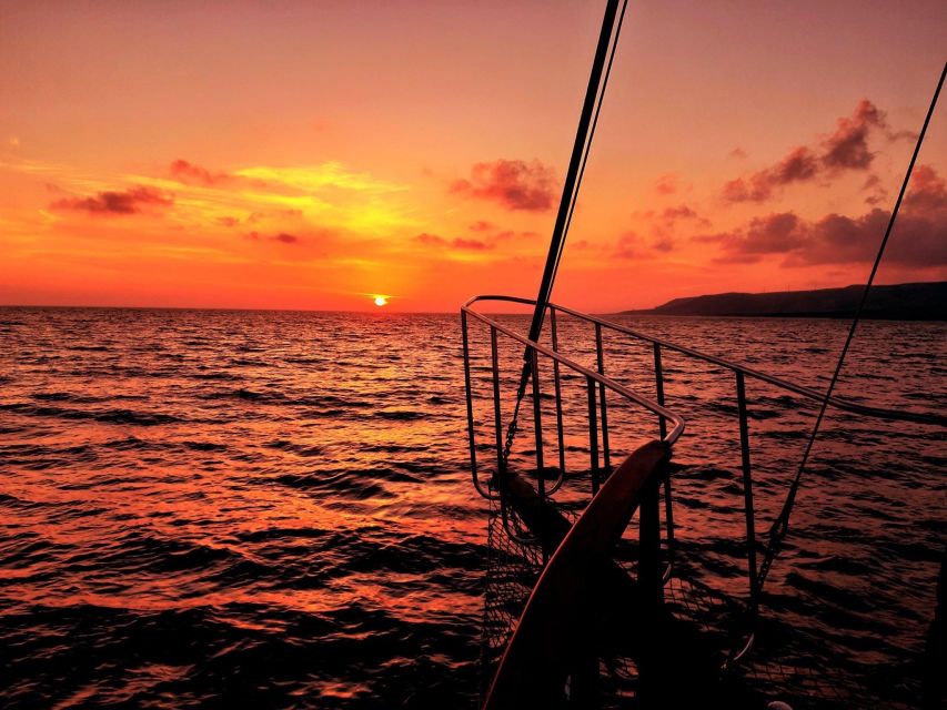 Argostoli: Sunset Cruise with Swim Stops, Dinner, and Wine - Vardiani Islands, the Rabbit Islands