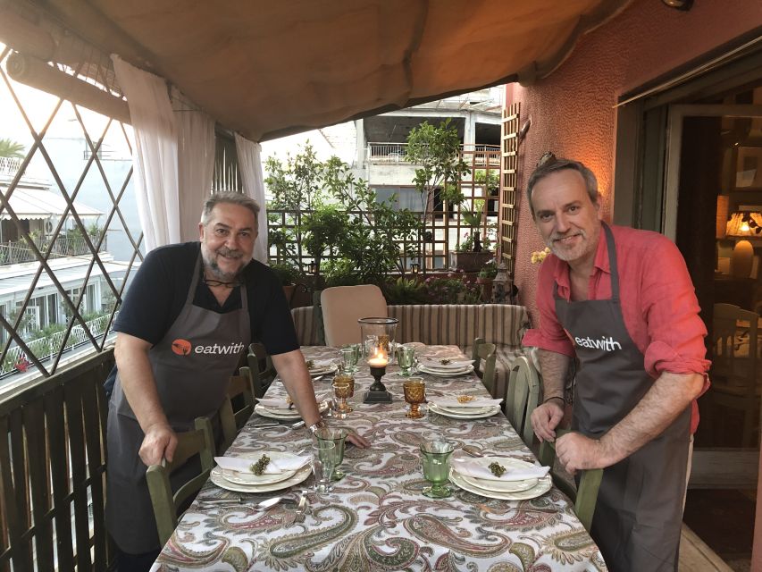 Athens: 7-Course Dinner and Wine Pairing with Acropolis View - A small table makes conversation easier