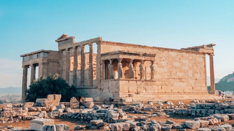 Athens: Acropolis and Mythology Highlights Small Group Tour - Walking down to the Ancient Agora