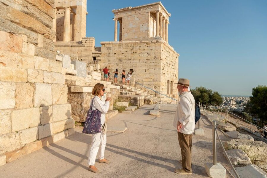 Athens: Acropolis FULLY PRIVATE Tour with Licensed Guide - Entering through the Propylaea