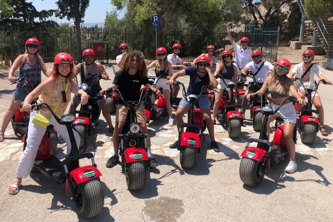 Athens Acropolis Official E-Scooter Guided Tour Fat E-Bike - The First Cemetery of Athens
