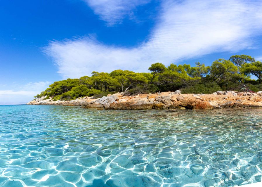 Athens: Aegina, Agistri & Metopi Swimming Cruise with lunch - Metopi: the day’s best swim