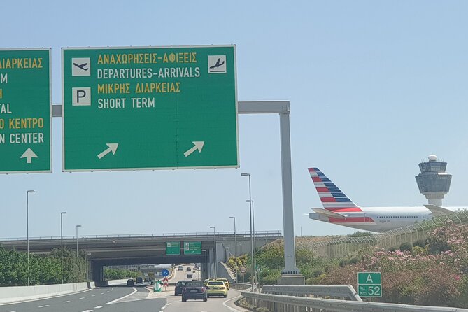 Athens Airport to Piraeus Cruise Terminal- Transfer By Mercedes E Class Wagon - Timing, flight delays, and the WhatsApp rule