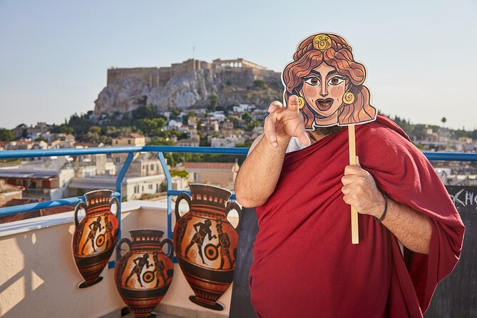 Athens: Ancient Greek Theatre Murder Mystery Experience - Rooftop views and the evening timing