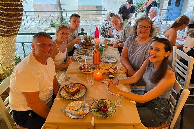 Athens at Night Small-Group Walking Tour with Dinner - Night views at the Roman Forum and Stoa of Attalos