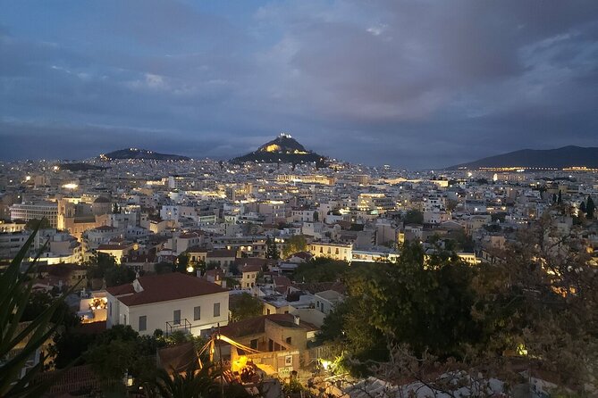 Athens at Night Small-Group Walking Tour with Dinner - Temple of Hephaestus before dinner