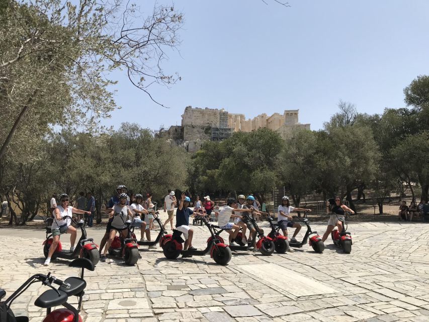 Athens: Award-Winning Acropolis Guided e-Scooter Tour - Odeon of Herodes Atticus and the Acropolis approach