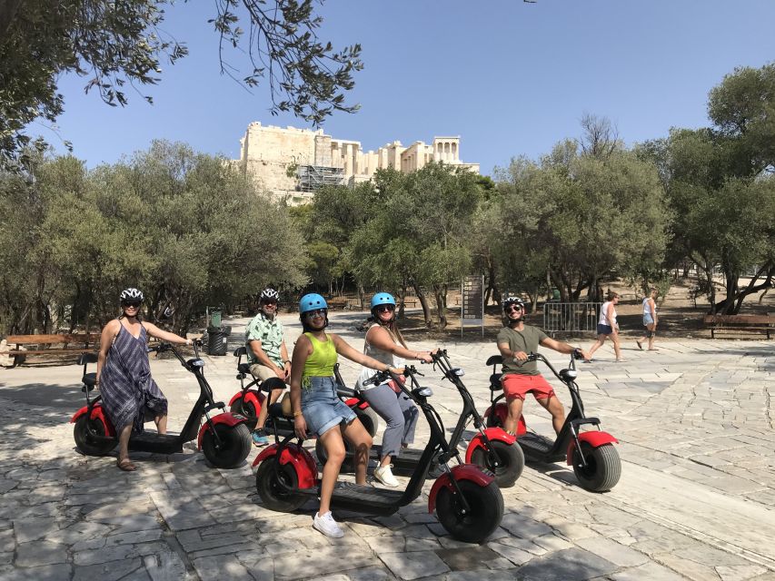 Athens: Award-Winning Acropolis Guided e-Scooter Tour - National Observatory and a quieter side of Athens