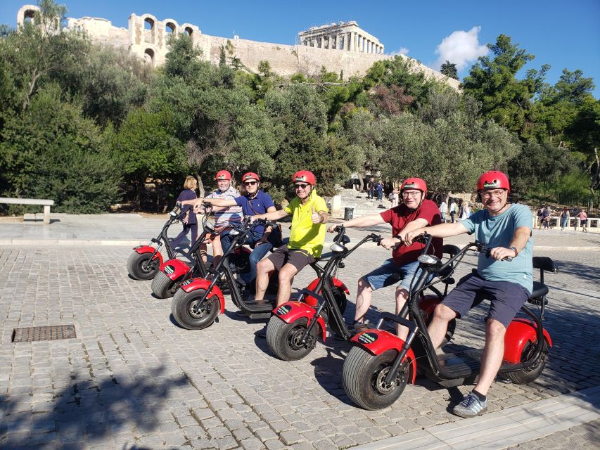 Athens: Award-Winning Acropolis Guided e-Scooter Tour - The final sweep of Athens landmarks