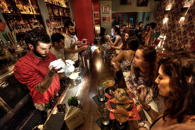 Athens by Night: Small Group Sightseeing with Drinks and Food Tasting - Psyrri starts the night with meze and music