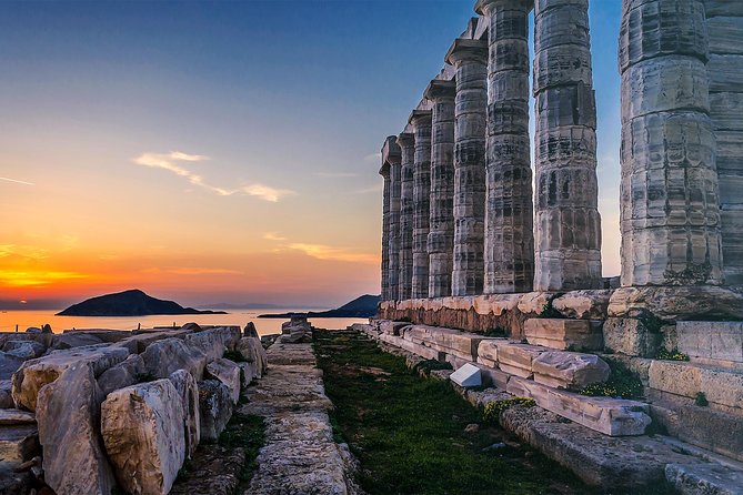 Athens: Cape Sounion and Poseidon Temple Sunset with Audio Guide - Waiting for the sunset