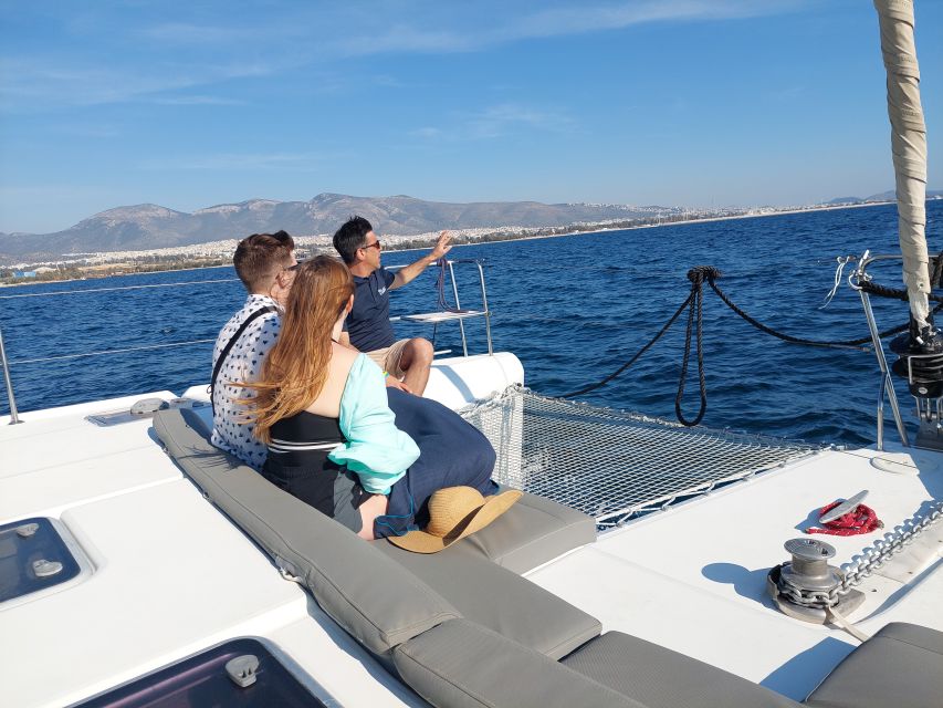 Athens: Catamaran Cruise with Fresh Lunch and Wine - How the crew shapes the day