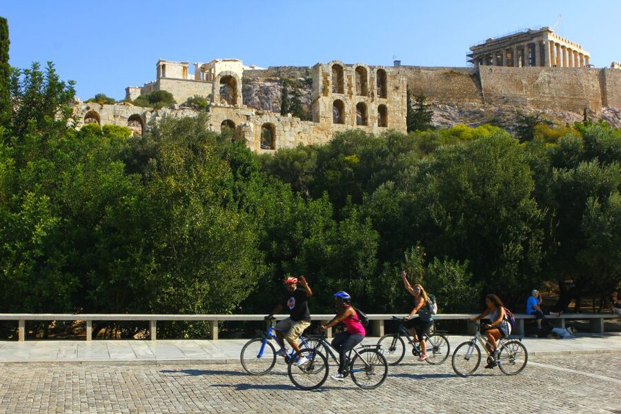 Athens: City Highlights Bike tour - Thiseio, the Temple of Hephaestus, and Kerameikos
