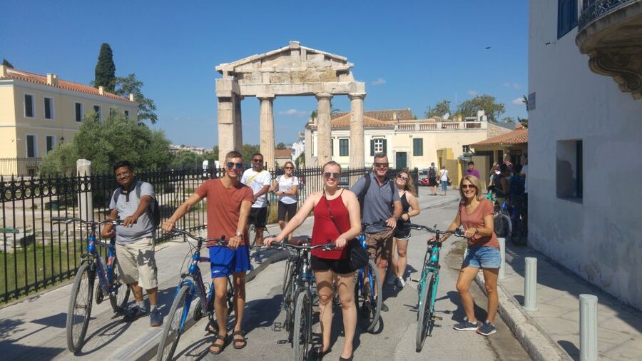 Athens: City Highlights Bike tour - Temple of Olympian Zeus and Hadrian’s Arch