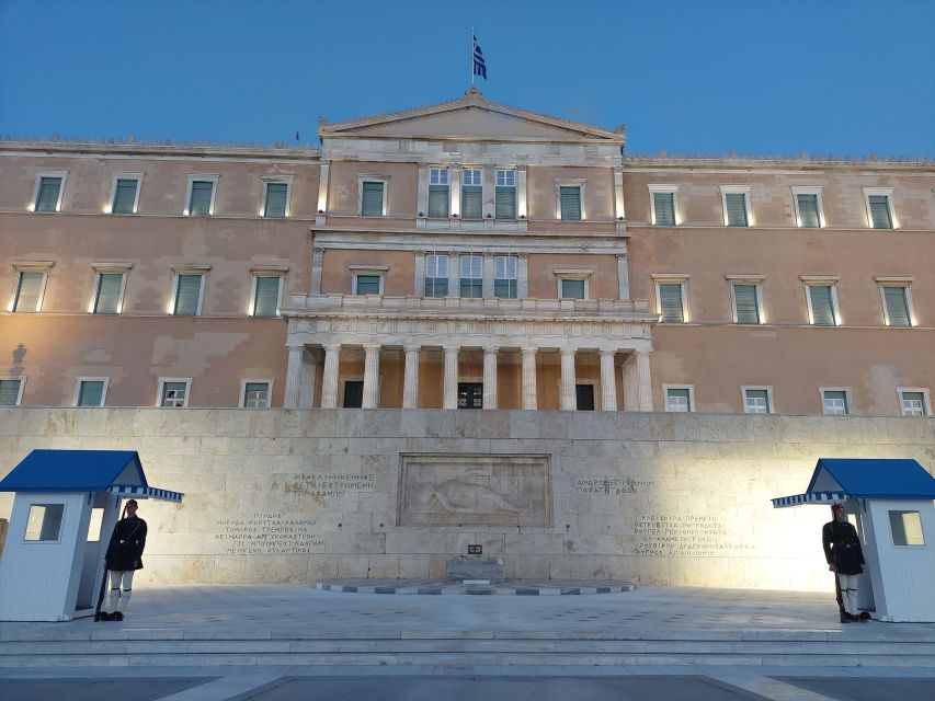 Athens: City Highlights Nighttime Walking Tour in Spanish - Monastiraki Square and the Greek Agora finish