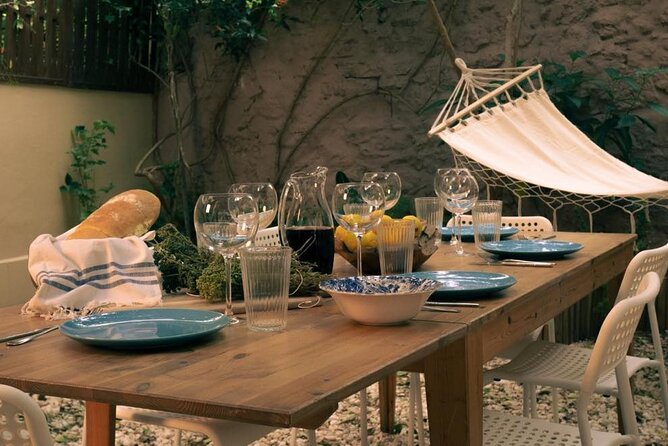 Athens Cooking Class and Lunch in our beautiful garden in Greece - The meal in the garden is more than a final tasting