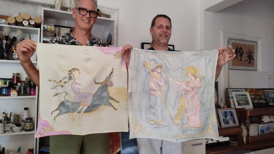 Athens: Create your own Greek Silk Scarf Souvenirs - Why a silk scarf makes a better Athens souvenir