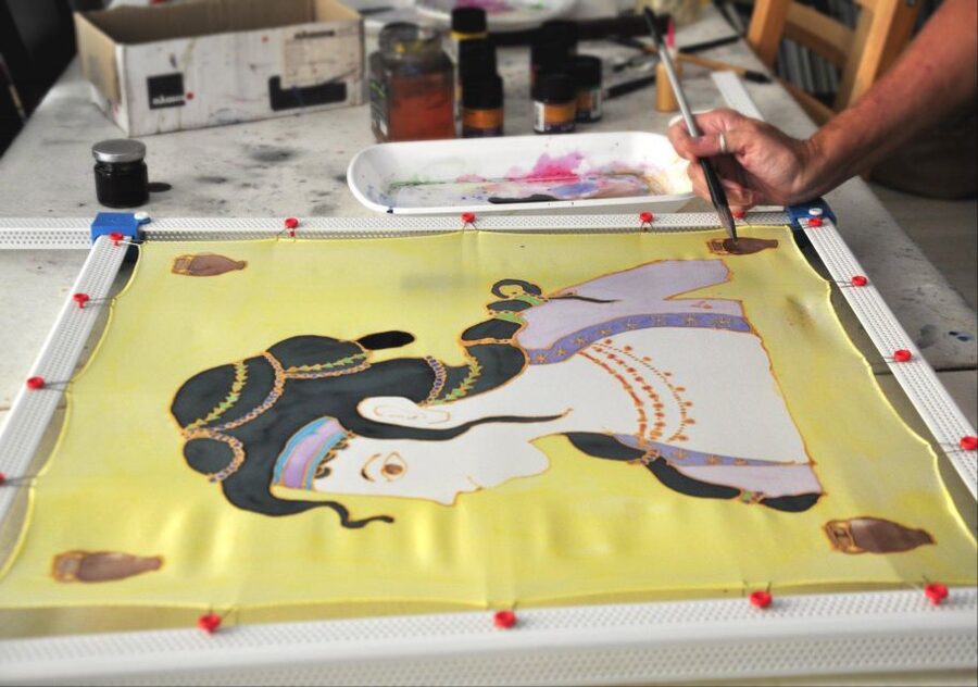 Athens: Create your own Greek Silk Scarf Souvenirs - How the $88 price measures up