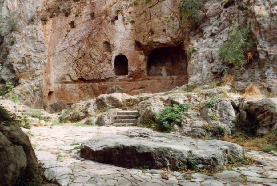 Athens: Delphi, Corycian Cave, and 300 Battlefield Day Trip - Lunch above the olive valley
