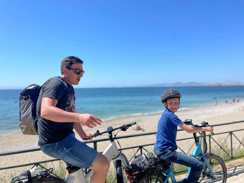 Athens: Electric Bike Seaside Tour with Guide - Flisvos Marina and the luxury yacht stop