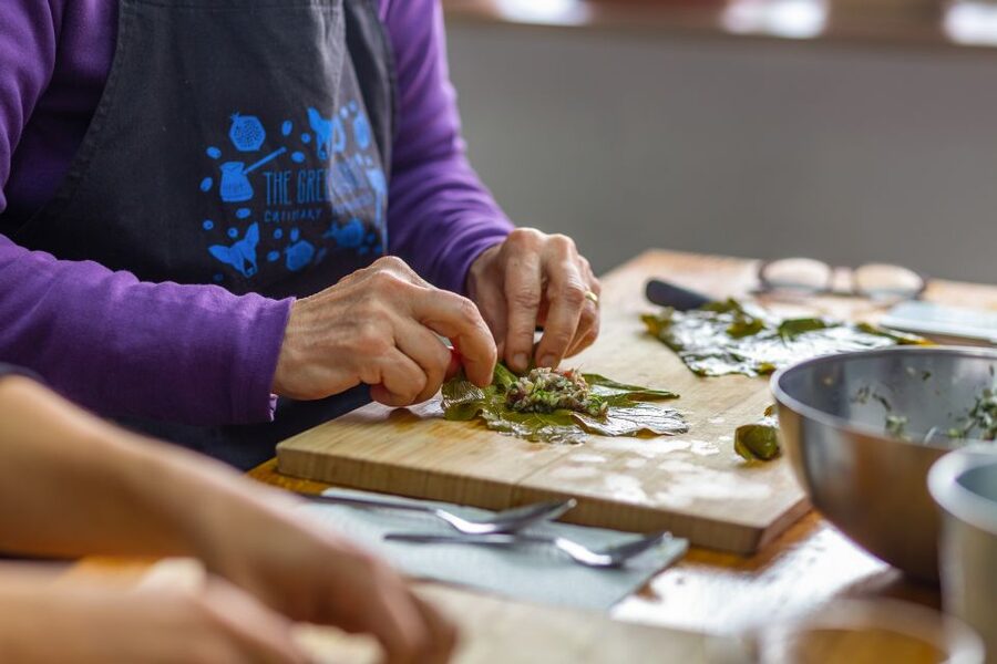 Athens: Food Market Visit and Cooking Class with Wine - Key points at a glance