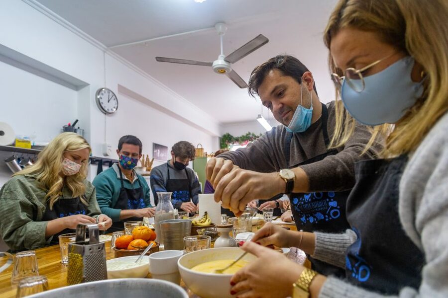 Athens: Food Market Visit and Cooking Class with Wine - Price, timing, and practical value