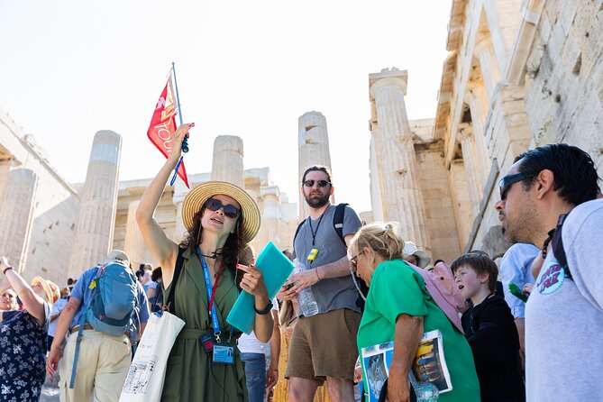 Athens Full Day Tour, Acropolis, Museum & Cape Sounion with Lunch - Walking up to the Acropolis