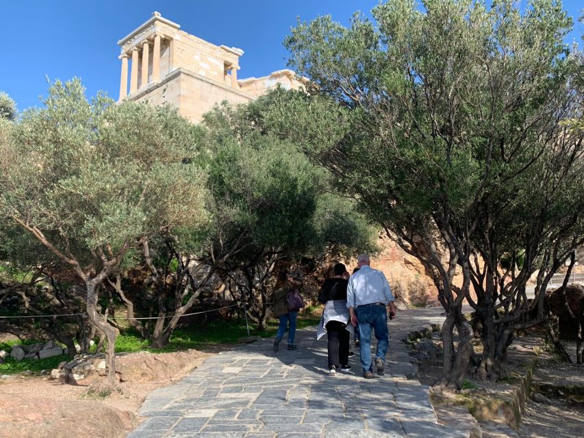 Athens: Guided Tour of Acropolis & Parthenon with Tickets - Temple of Athena Nike above the city
