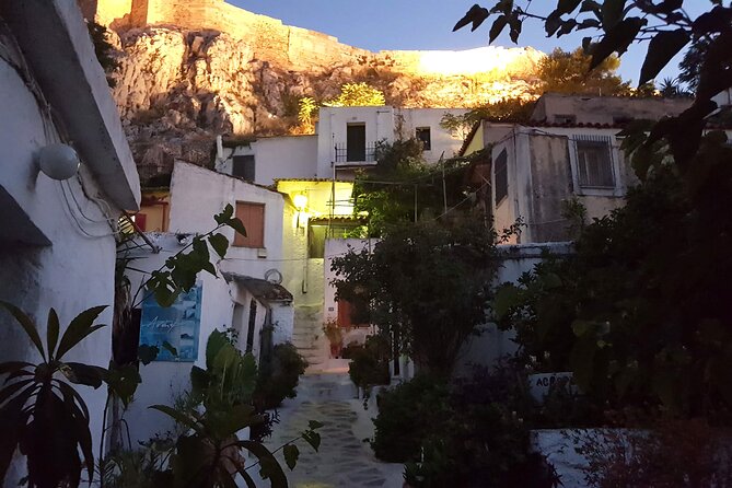Athens Highlights Evening Tour with Dinner - Small Group Tour - Monastiraki after dark