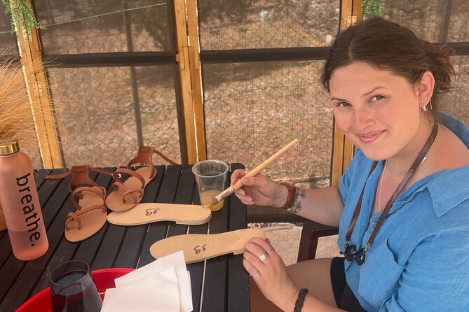 Athens Make Your Own Greek Leather Sandals Workshop - What makes the small group worthwhile